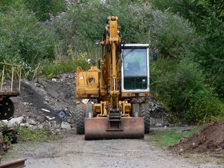 Digger (?) at Buckfastleigh